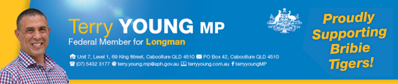 terry young mp bribie tigers sponsor